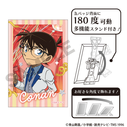 『名探偵コナン』アート缶バッジ 江戸川コナン バルーン